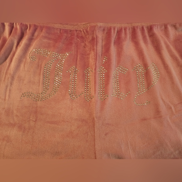 Juicy Couture Women's Lavender Velour Short Set XL 80s 90s Soft Sexy NWT - Picture 5 of 13